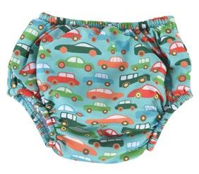 performs better than disposable swim diapers Convenient side snaps on both legs make changes quick and easy, even when wet!