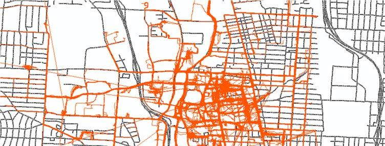 GIS Traces in Central