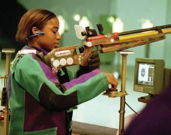 Air rifle target shooting is one of