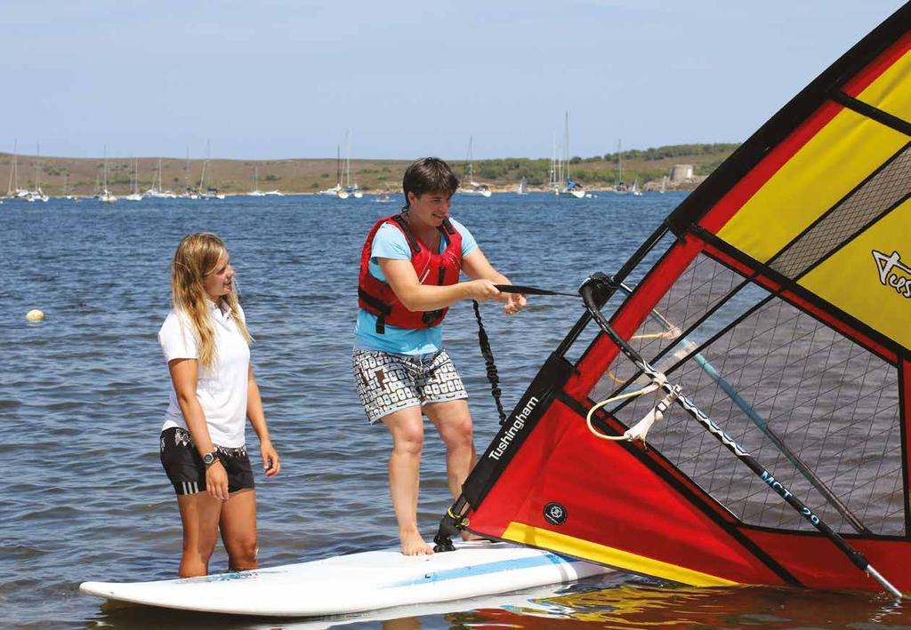 Learn to Windsurf Windsurfing with Minorca Sailing is enjoyable and easy to learn at any age.