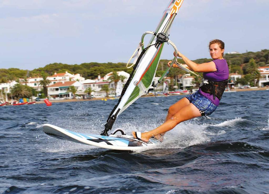 Improve your Windsurfing Those wanting to improve their skills will have the opportunity to try out the latest range in boards and experiment with the newest sail designs and sizes.