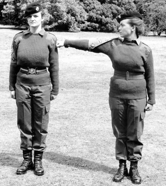 Fig 12. Interval of One Arm s Length between Cadets b. Demonstrate: With two as