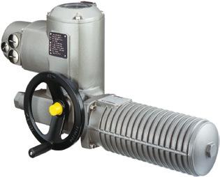 quarter-turn valves AUMA SG Quarter-turn Electric Actuator Application: Used to operate smaller quarter-turn valves Electric motor actuators can be furnished when required.
