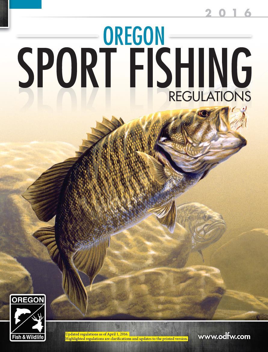 2018 Sport Fishing Regulations