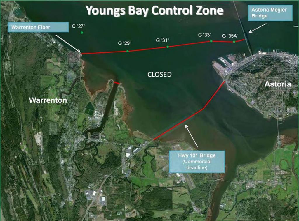 Columbia Zone Youngs Bay Control Zone