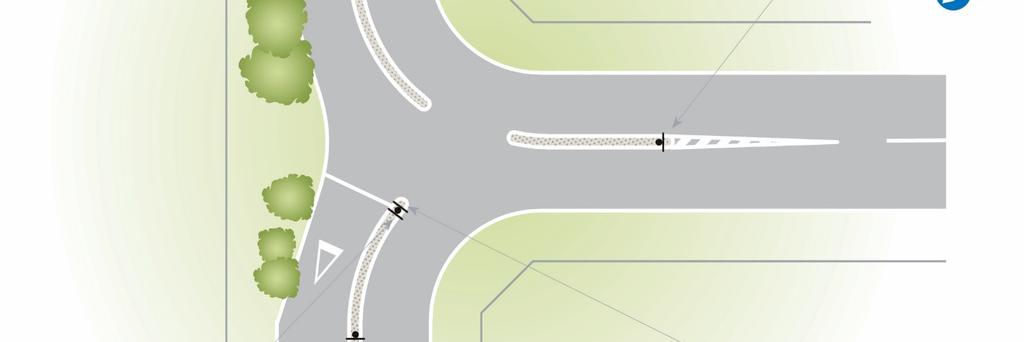 use of regulatory signs Alternative road markings on approach to traffic islands is shown in Appendix Figure 17 Continuity
