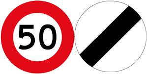 Roads and Roadsides Regulatory Speed Limit Signs RS1: Static permanent speed limit signs Description A speed limit sign is a regulatory sign that shows the maximum speed limit that you can travel at