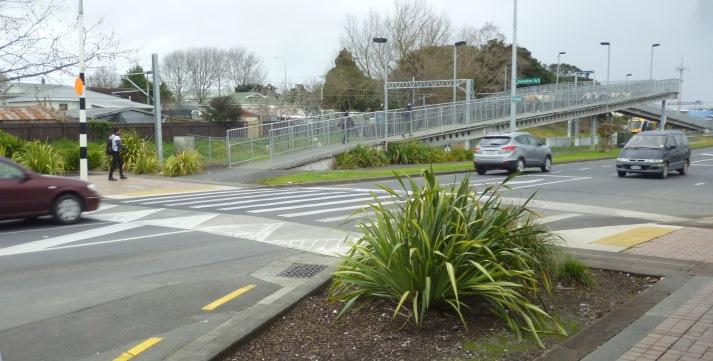 may cross. Widening the footpath is another option. In general, measures that reduce vehicle speeds will improve conditions for pedestrians.