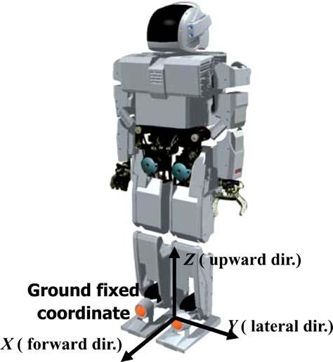 J Intell Robot Syst (27) 48:457 484 467 Table 3 Design parameters of walking pattern Description Value A pelvis Lateral swing amplitude of pelvis 32 (mm) H foot Maximum elevation of foot 4 (mm) d
