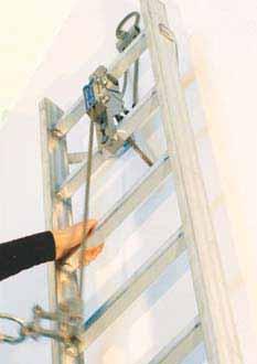 NORGUARD EAGLE TM VERTICAL CABLE LADDER SYSTEM With an integrated energy absorber, there is a low force inlet in the rung of the ladder Option of a second securance at the basic construction