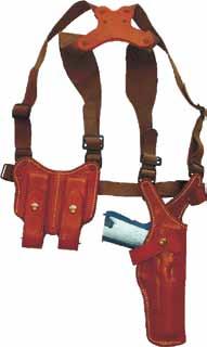 Holster component has a built in tiedown for added stability.