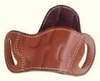 Item # M10L Eual position suede-lined holster with additional slot on back to allow for