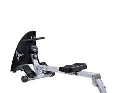 Rowing Machine Item No: JK777A Magnetic Power Rower ( Foldable) Foldable for easy storage 103CM aluminum rail for smooth riding PU moulded seat for total comfort Smooth & quiet 250mm magnetic wheel