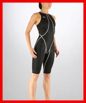 From January 1, 2010 swimwear for men shall not extend above the navel nor below the knee, and for women, shall not cover the neck, extend past the shoulder, nor extend