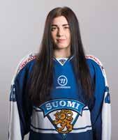 Emma Nuutinen *December 7, 1996 Helsinki 176 cm, 74 kg TEAM: Mercyhurst University (NCAA) Emma Nuutinen was selected All-Star forward at the World U18 Championships and best player of the Finnish