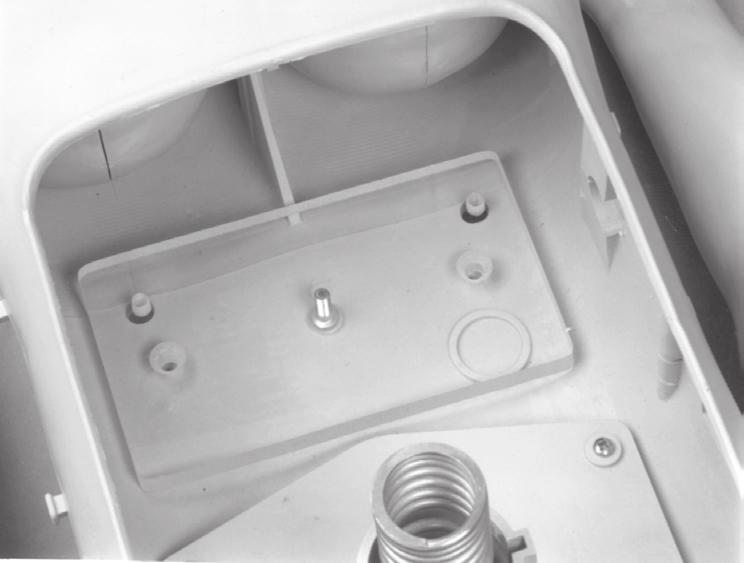 1. Locate the load box mounting plate and the two mounting screws supplied. Figure 7 2.
