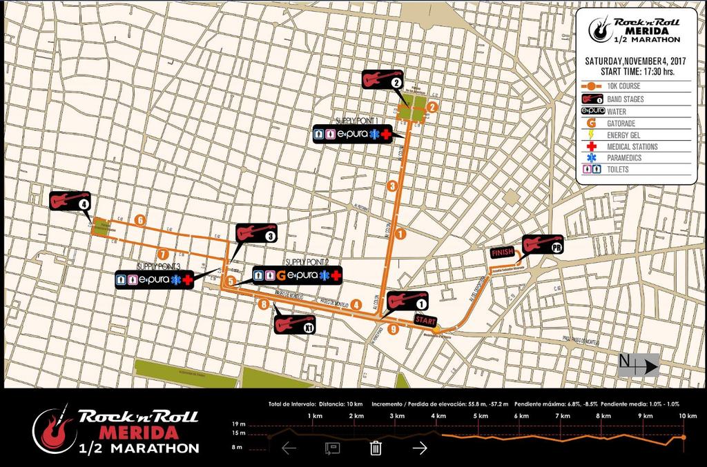 10K COURSE MAP