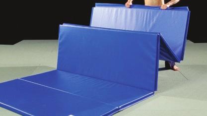 density poly foam to cushion impact. The Dollamur 5 x 8 x 6 landing pad was developed with athlete safety in mind.