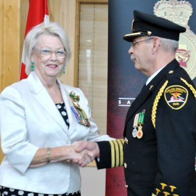 (left) and Pat Bellisle (right) Both work with Parkland Ambulance and are a part of the Saskatchewan