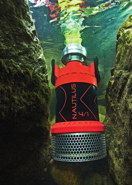 NAUTILUS submersible pump - Rosenbauer Robust and durable The robust NAUTILUS submersible pump is virtually indestructible and extremely durable.