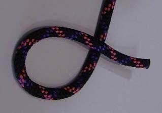 Knot-on-Knot A knot-on-knot is useful for tying the end of a rope to a