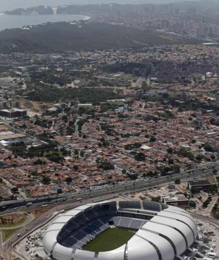 Especially built for Brazil 2014 when it will host four matches, This multi-purpose stadium will have an adaptable structure, which can be reduced in size once Brazil 2014 is over.