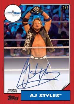 AUTOGRAPH CARDS Autographs of WWE Raw and SmackDown LIVE Superstars in both the Men s and Women s
