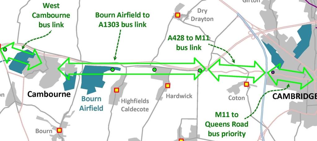 A428 corridor public transport A high-quality, segregated bus based public transport corridor
