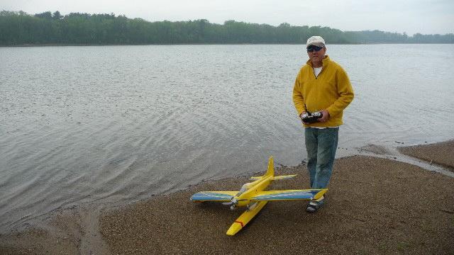 Dave Erickson had his own design of a single-float airplane that