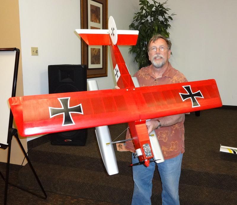 It had a wingspan of 56-inches and was powered by a Super Tigre 45 2-stroke. He plans to do the maiden flight at the Spring Float Fly on May 18 th.