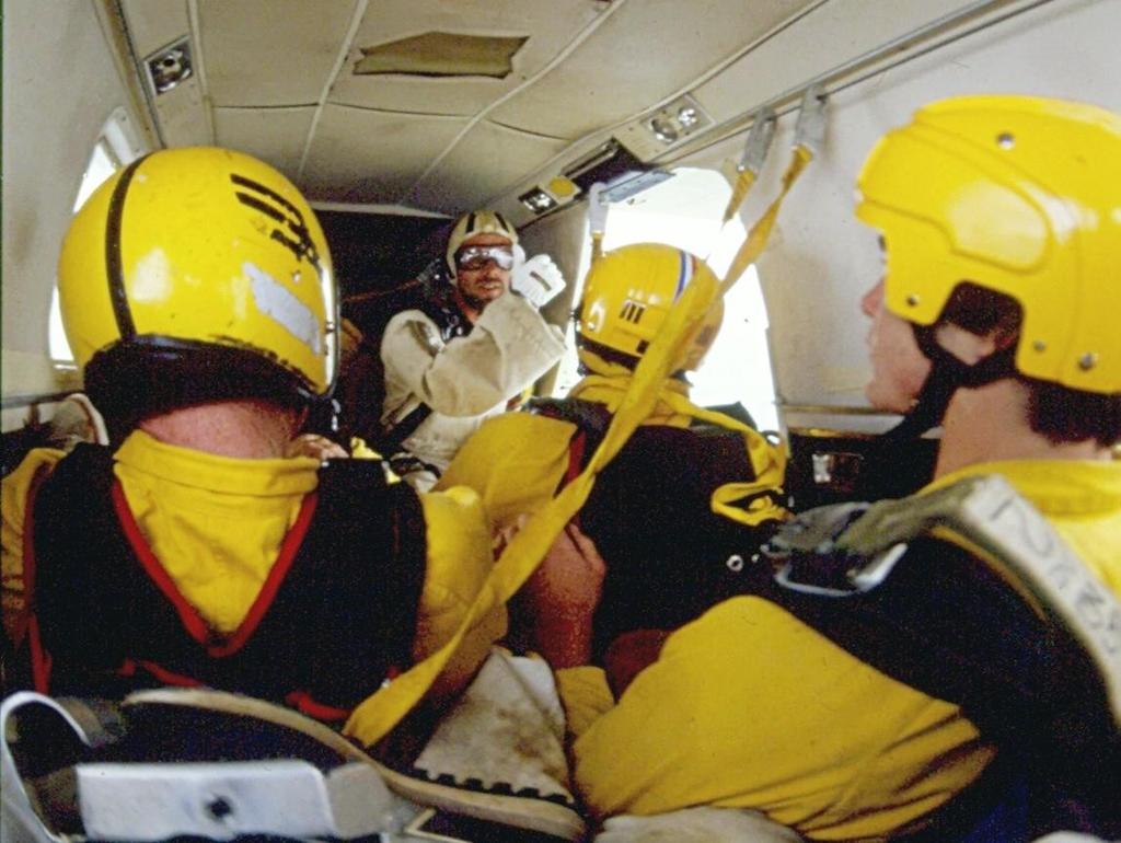 Your static-line student will often be loaded in the aircraft such as they are first to exit. This is usually the case because of their low exit altitude.