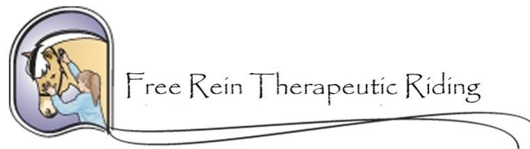 Free Rein Therapeutic Riding Volunteer Agreement I,, commit myself to being an active volunteer/sub for the duration of Free Rein s riding session, and to follow through with my assigned duties in a