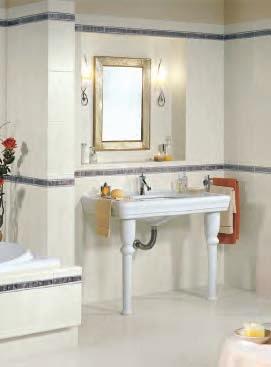 Page 2 & 3 Wall and Tub Surround: LeVille 65000 Statuario Wall Tile 8"x13" 100% 65071 Statuario Wall 3"x8" * Bullnose