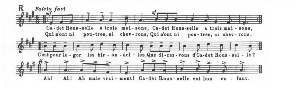 Les Mirlitons (The Reed Flutes): The first section is for 3 flutes with an English horn solo; the middle