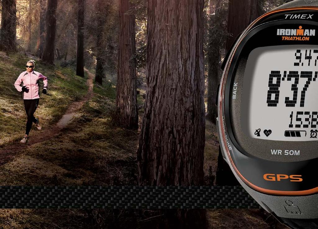 Timex Ironman Run Trainer Powered by GPS Technology Pace and distance powered by GPS gives you the freedom to run anywhere. No more tracks, treadmills or repetitive loops to calculate distance.
