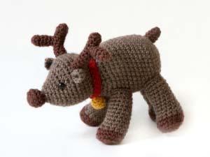 amigurumi animals, this reindeer is sure to be a