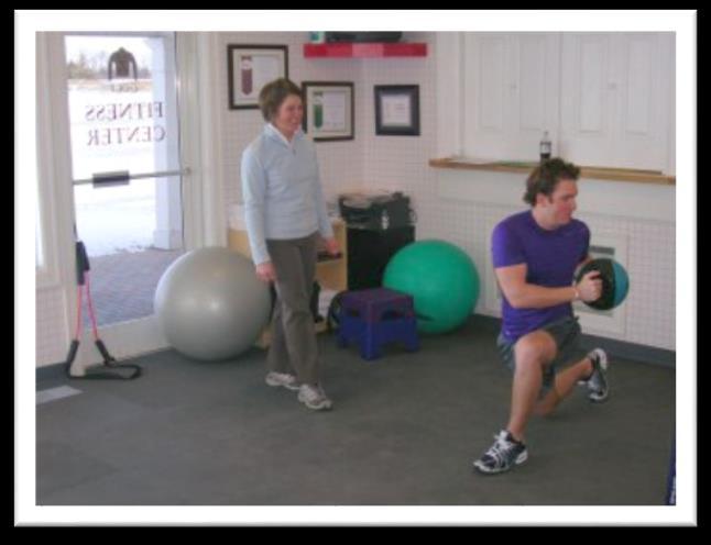 a golfer's areas of weakness so that a personalized fitness program can then be designed to help the golfer overcome those weaknesses and improve their strengths.