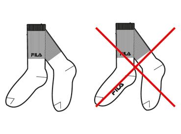 Socks: One Identification of the Manufacturer per item, with a maximum size of 10cm². Headgear: One Identification of the Manufacturer per item, with a maximum size of 10cm².