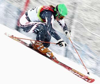 12.4 Olympic and Paralympic Winter Sport Descriptions Paralympic alpine skiing events for men and women are downhill, slalom, giant slalom and super-g.