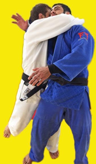 Only touching the judogi is