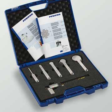 Measurement devices sets The complete measurement equipment convenience kits Measurement equipment case 75 Content: Rope caliper 75 made of galvanized steel with attached wide jaws (see small