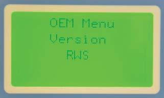 12 System control.oem Menu Program selection The program according to which system control operates is set in this menu.