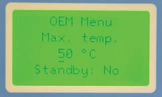 12 System control.oem Menu Switch temperature compensation off Temperature compensation can be switched off or on in this menu.