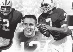 2 0 0 9 S T A N F O R D F O O T B A L L Stanford s First-Team All-Americans Frankie Albert Quarterback 1940, 1941 Led the Stanford Wow Boys to a 10-0 record in 1940, including a 21-3 Rose Bowl