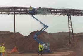 Failure to inspect a place of work at height ACCIDENT AT A QUARRY Salvaging electrical cables and water pipes from a conveyor due to be demolished. Access was via a fixed elevated walkway.