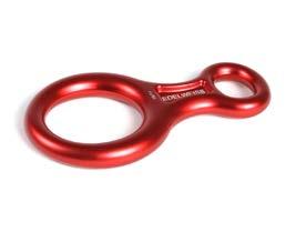 130kg Weight: 340 g MPATROL D8 LIGHT ALLOY Figure of eight belay and abseil device, its