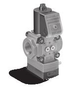 Pressure regulator with solenoid valve Air/gas ratio control with solenoid valve Variable air/gas ratio