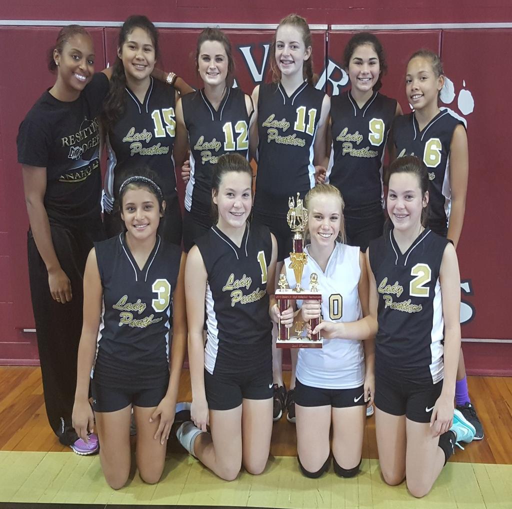 Page 3 Although the season has come to an end, there are great positives that should be pointed out about the 8th grade Team Lady Cubs' 2015 Volleyball season.