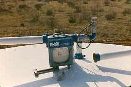 A chart recorder is set up on the tank battery for a 24-hour pressure