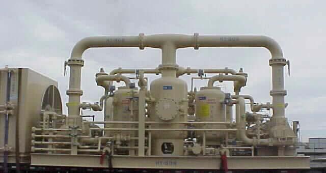 VAPOR RECOVERY Dual VRU bound for Venezuela one of 17 units capturing gas currently for Petroleos de Venezuela.